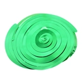 Metallic green PVC spiral swirl hanging decoration for birthday wedding party decor - Shiny Double Spiral-Green (6pcs/pack)