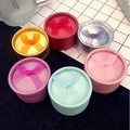 Elegant round cylinder jewelry gift boxes with satin ribbon bows in assorted colors - H015/Multicolor Jewelry Box