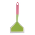 Spatule en silicone rose et verte pour poêles à tamagoyaki antiadhésives - Tête Verte Manche Rose