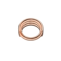 Anello per il naso a spirale a tre strati in acciaio inossidabile finitura oro rosa - 1.2*8mm / Oro rosa