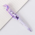 Bolígrafo de unicornio morado con texto Have a Sweet Dream en libreta blanca - Unicornio Púrpura