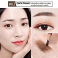 Dark Brown #03 waterproof eyebrow pencil with flat sword-tip for defined strokes - 03# Dark Brown