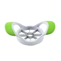 Green and white stainless steel apple slicer and corer with 8 sharp blades - Apple Slicer Style 2 / Green