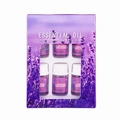 Water-soluble lavender essential oil set with six 3ml bottles in a purple display box - Lavender / 3ML*6