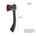 Realistische 40cm Halloween Spielzeug-Axt aus Kunststoff mit Bluteffekten am Blatt - Axt