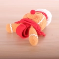 Bracciale a scatto in peluche omino di pan di zenzero e decorazione festiva di Natale - Omino di pan di zenzero