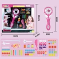 Rosa DIY Automatischer Flechtmaschine Set mit bunten Perlen und Zubehör für Mädchen ab 6 - Haarflechter - Groß