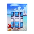 6-piece ocean scented water-soluble essential oil set in blue gift box packaging - Ocean / 3ML*6