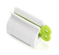 Spremi-dentifricio manuale rotante in plastica bianca e verde per il bagno - Confezione Singola (Sacchetto OPP) / Verde