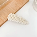 Small Pearl Water Drop Clip (29#) / White