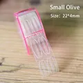 Nastro palpebre in pizzo a forma di oliva con trama a rete naturale per un look invisibile - Oliva Piccola