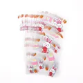 Easter candy bags featuring cartoon rabbit and carrot prints on clear plastic material - Rabbit Egg (With Twist Ties)