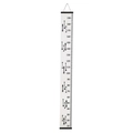 Nordic white fabric growth chart for kids with black scale markings 10-190cm - Style B / Kraft Paper Box Packaging