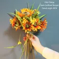 Sunflower Styling Bouquet 3009 Orange Overall Length 45CM