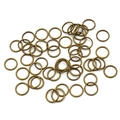 Antique bronze open jump rings for DIY jewelry making and earring assembly - Antique Bronze