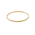 Minimalist polished gold stainless steel bangles for women in a stackable sleek design - 1 Piece / Gold