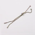 Bracelet chaîne bolo réglable en acier inoxydable arc-en-ciel pour la création de bijoux - Arc-en-ciel