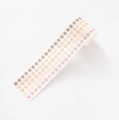 Morandi gradient polka dot washi tape in beige and orange tones for DIY scrapbooking - Pink Butterfly