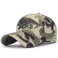 Berretto mimetico con ricamo tattico Navy SEALs e design mimetico del deserto - Camouflage