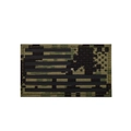 Tactical laser-cut US flag patch with camo background and IR reflective material - Jungle Digital (Right)