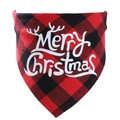 SD-15 Red Plaid Merry Christmas Script
