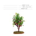 Miniature red apple fruit tree model for DIY micro landscape scenes, 15cm height - Medium Fruit Tree