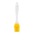 Pennello piccolo in silicone con manico bianco e setole gialle per grill e cucina - Promozionale (Senza Imballaggio) / Giallo