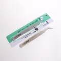 Professional anti-magnetic TS-15 curved tip stainless steel tweezers for jewelry DIY - Stainless Steel Curved Tweezers