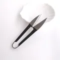 U-shaped stainless steel sewing snips with black handle for jewelry DIY crafting - High Manganese Steel Scissors