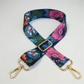 Silver Clasp / No.5 Blue Flowers