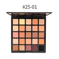 Professional 25-color matte and shimmer eyeshadow palette in warm nude and brown tones #25-01 - Style A (#25-01 Warm Earth Tones)