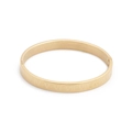 Brazalete dorado de acero inoxidable con números romanos y elegante diseño grabado - Estilo Grabado de Números Romanos / Pulsera de Color Oro