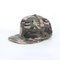 Detailed view of the jungle camouflage pattern on a high-quality flat brim hip hop snapback - 58CM (Fits 56-59CM) / Camouflage Brim Camouflage Crown
