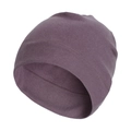 Winter thermal knit beanie in dark purple finish for outdoor running and cycling - Purple