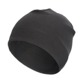 Classic black thermal beanie for outdoor sports and cycling helmet liner warmth - Black