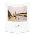 Bohemian Monet art tapestry featuring white light and color oil painting style - 73X95CM (Cross-border Brushed Style) / Vessel Series III (LT202-1)