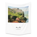 Bohemian tapestry featuring Monet's cliff cottage landscape for room wall decoration - 73X95CM (Cross-border Brushed Style) / Seaview Series V (LT202-20)