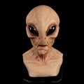 Realistic alien latex full head mask with detailed skin texture for Halloween - Flesh Color Alien