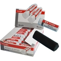 Triangle-shaped 4B graphite erasers in black and white set for art students - 32pcs/box / Triangle Eraser (Black)