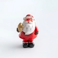 Christmas Santa resin ornament No. 7 holding golden star, 4x3x6cm festive desktop decor - Style 7 (Santa with Golden Star)
