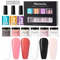 Dipping powder kit with base coat activator top coat and six colorful nail powders - Solid Color Dipping Powder Set 05 (Suit-05)