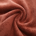 Thick microfiber car wash towel in rust orange with high-absorbent long pile fibers - 30*30cm / Coffee
