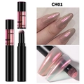 Solid metallic nail chrome cushion pen in CH01 iridescent purple champagne finish - Aurora Cushion Pen Aurora CH01