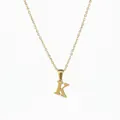 Buchstabe K Gold
