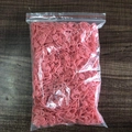 Pink plastic knitting stitch markers bulk pack in a clear self-sealing bag - Pink