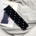 Japanese style black cotton tabi socks with colorful numeric jacquard pattern - Black with Colorful Numbers
