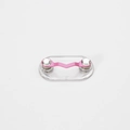 Pink with White Rhinestone (Upgraded)