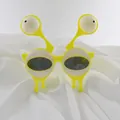 Occhiali da sole alieni divertenti in plastica gialla per feste e celebrazioni - Giallo