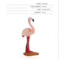 Statuina di fenicottero rosa realistica con base in roccia decoro 5x3x8.5cm - Fenicottero 474 (15.7g)