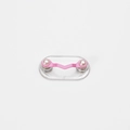 Pink with Artificial Pearl (Upgraded)